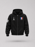Black Paris Hoodie