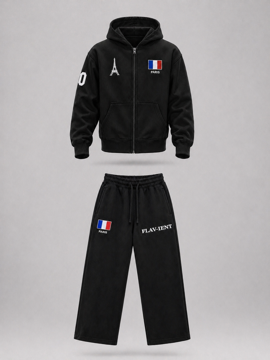 Black Paris Tracksuit