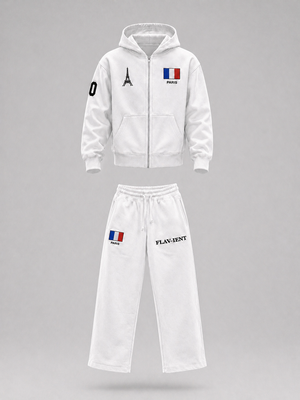 White Paris Tracksuit