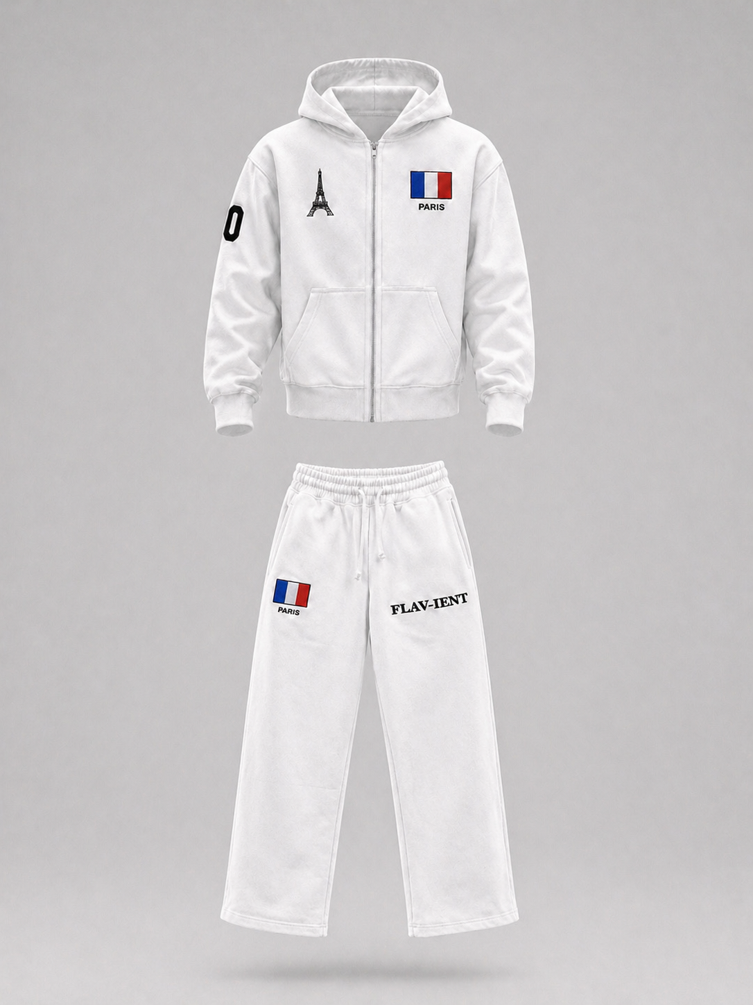 White Paris Tracksuit